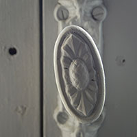 Old house bedroom window detail